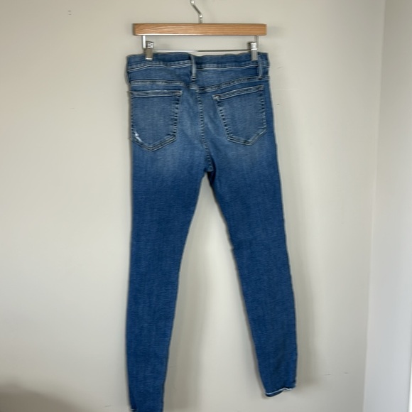 Frame Denim Jagger True Skinny Conrad Mens Slit Knees Mid Rise Sz 34 - Picture 7 of 15